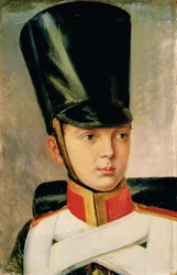 Porträt von Kronprinz Alexander Nikolajewitsch (1818-81), 1830
